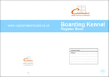 KENNEL RECORD BOOK (A4/32 Pages) K065 (Dog Boarding Register)