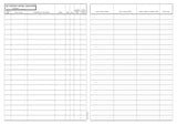 KENNEL RECORD BOOK (A4/32 Pages) K065 (Dog Boarding Register)