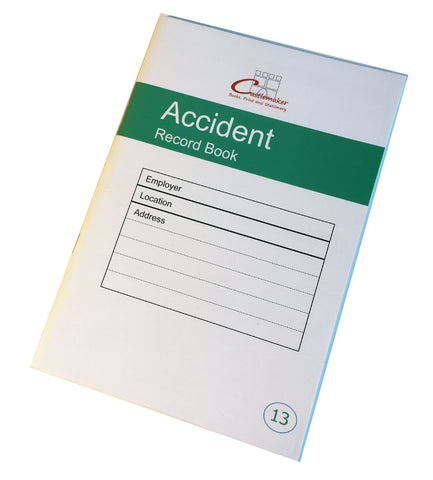 A5 Accident Record Book – 32 Pages, 16 Forms (A013)