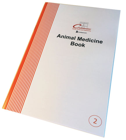 Animal Medicine Combined Record Book – A5, 32 Pages (M002)