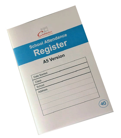 SCHOOL ATTENDANCE REGISTER (A5/28 Pages) S040 (Class Pupil Absence Record)