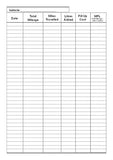 MILEAGE RECORD BOOK (A5/20 Pages) M014 (Fuel Expenses Log)