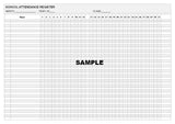 SCHOOL ATTENDANCE REGISTER (A4/32 Pages) S028 (Class Pupil Absence Record)