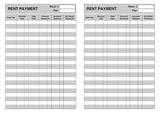 RENT BOOK (A5/12 Pages) R041 (Tennant's Copy of Payment to Landlord)