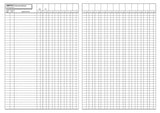 TURNOVER ACCOUNT BOOK (A4/52 Pages) T008 (Sales & Purchases Ledger with Analysis)