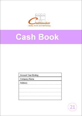 CASH BOOK (A4/32 Pages) C021 (Simple Sales & Purchase Account Ledger)