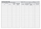 FIELD RECORD BOOK - NVZ (A4/32 Pages) F030 (Nitrate Vulnerable Zones)