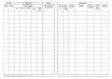 ANIMAL MEDICINE COMBINED RECORD BOOK (A5/32 Pages) M002 (Farm Livestock Pigs Sheep Cattle Poultry)