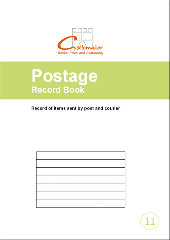 POSTAGE RECORD BOOK (A4/32 Pages) P011 (Courier & Post Log ...