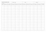 RESISTANCE TRAINING RECORD BOOK (A4/32 Pages) R023 (Gym Record of Workouts)