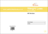 WEIGHT LOSS RECORD BOOK (A5/16 Pages) W018 (Body Measurement Tracker)